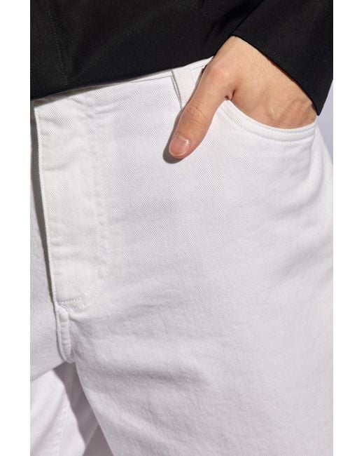 Dolce & Gabbana White Denim Shorts, for men