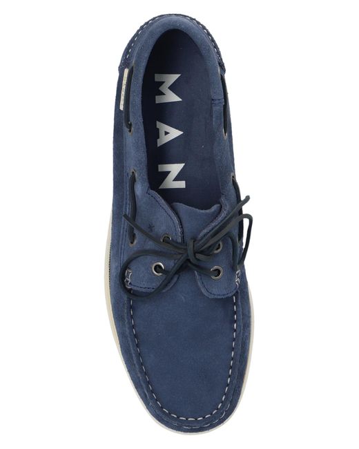 Manebí Blue Suede Shoes, for men