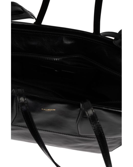 Balmain Black Shopper-Type Bag