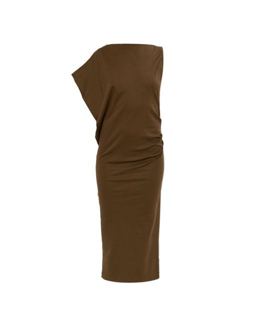 Jacquemus Brown 'Drap' Dress