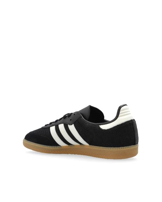 Adidas Originals Black Sports Shoes Samba Og for men