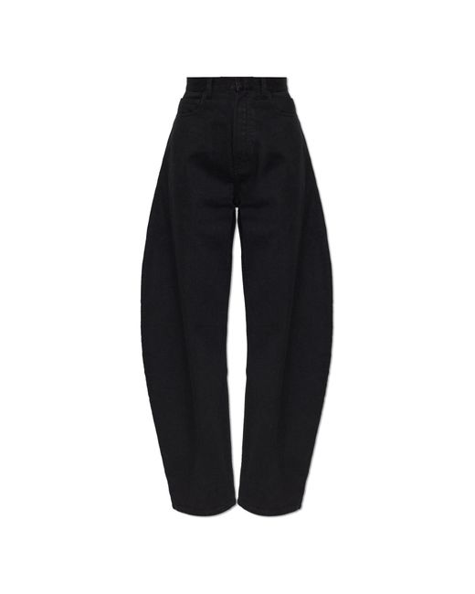 Alaïa Black High-Waisted Jeans