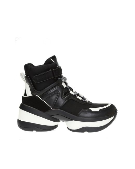 Michael Kors Black 'olympia' Sneakers
