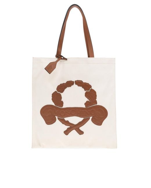 Moschino Natural Shopper Type Bag