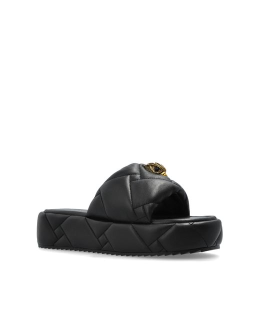 kurt geiger slides black