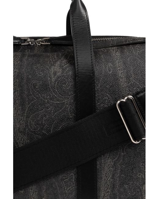 Etro Black Briefcase for men