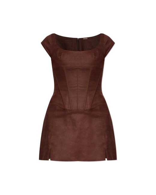 Cult Gaia Brown Dress Mickie