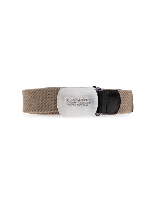 DSquared² Brown Cotton Belt for men
