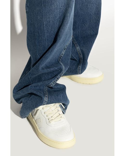 Veja White Sports Shoes 'V-90 O.T. Leather'