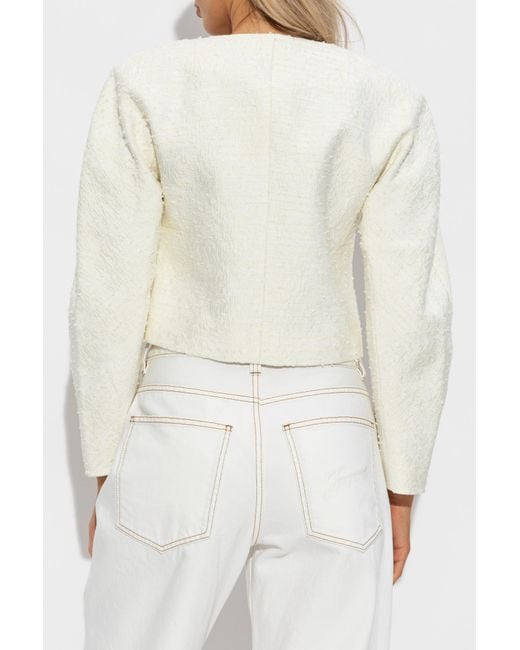 Jacquemus Natural Patterned Blazer
