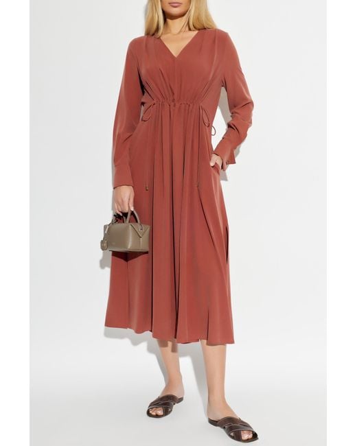 Max Mara Red Full Dress