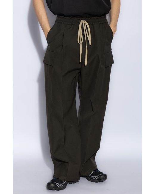 Fear Of God Black Trousers With Pockets, for men