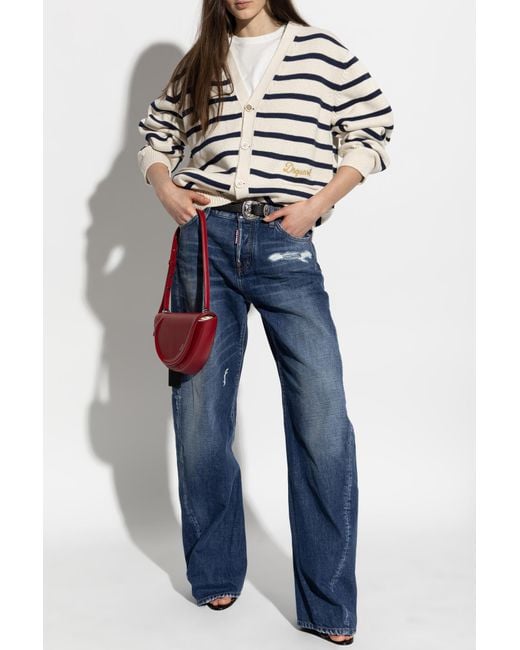 DSquared² Natural Cardigan With Belt