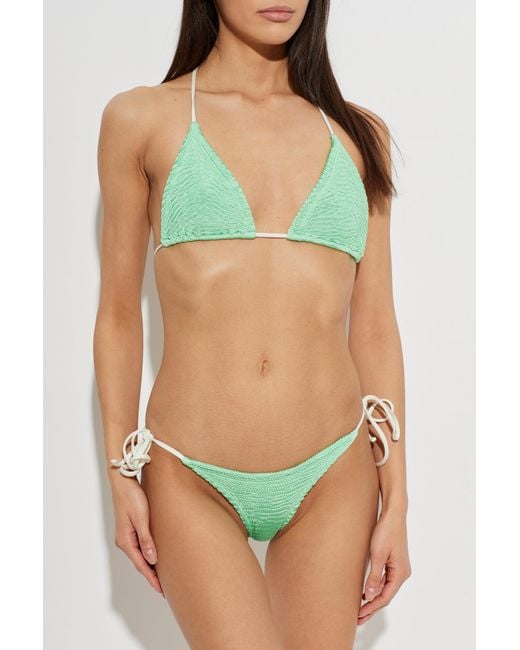 Paramidonna Green Two-Piece Swimsuit "Ema"