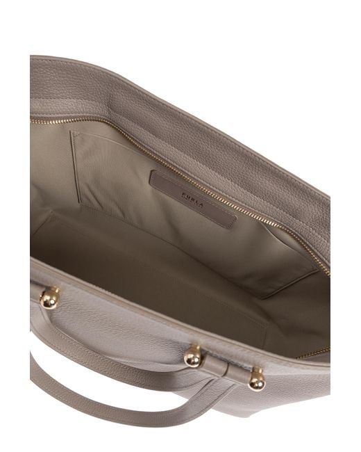 Furla Blue "Duetto Large" Shopper Bag