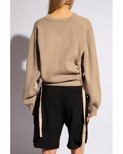 J.W. Anderson Natural Relaxed-fitting Sweater,
