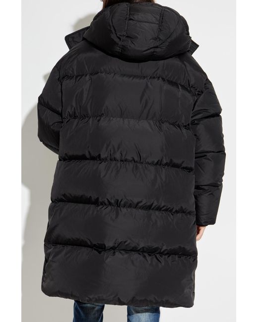 DSquared² Black Long Down Jacket
