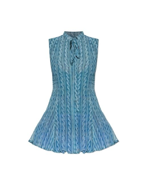 AVAVAV Blue Sleeveless Dress