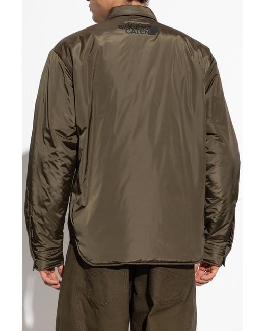 DSquared² Green Jacket With Pockets for men