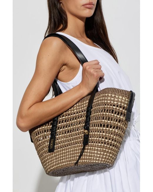 Loewe Black "Medium Braid" Bag