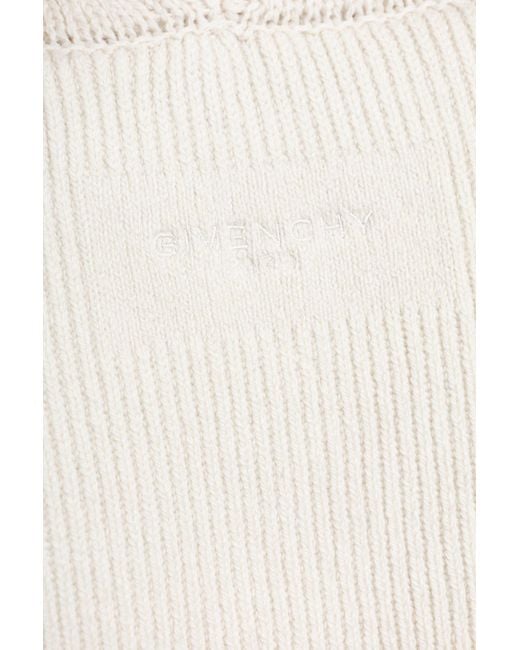 Givenchy White Wool Turtleneck