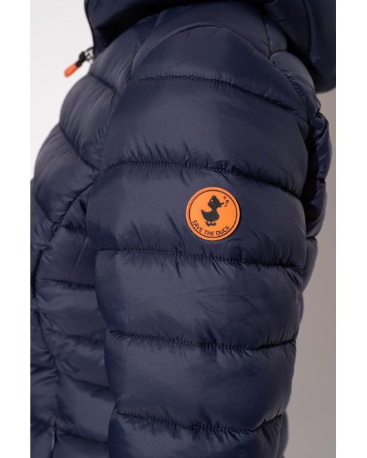 Save The Duck Blue ‘Daisy’ Insulated Hooded Jacket
