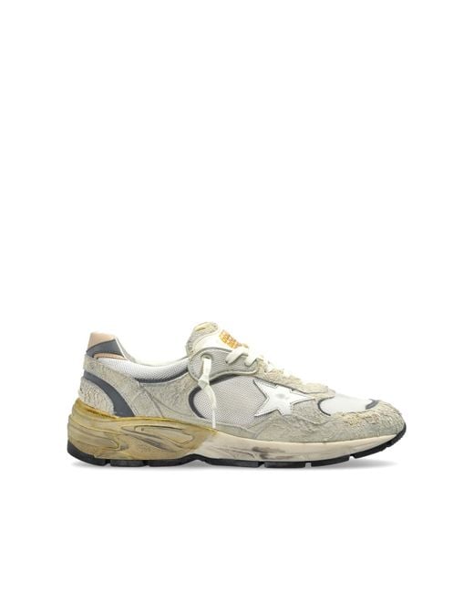 Golden Goose Deluxe Brand White 'Running Dad New' Sports Shoes for men