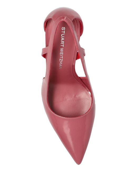 Stuart Weitzman Pink 'Stuart Power Cutout' Stilettos