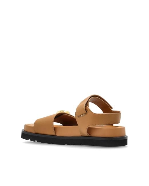 Loewe Brown Sandals 'Pebble'