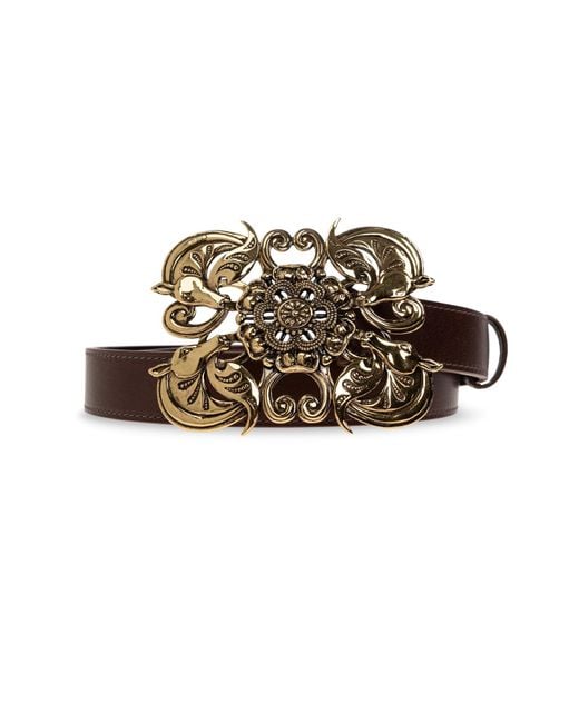 Chloé Brown Leather Belt