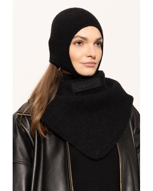 Jacquemus Black Wool Beanie