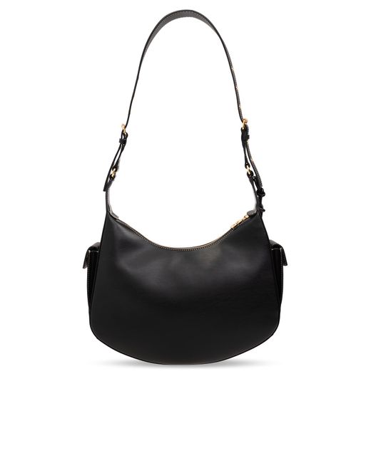 Ganni Black 'swing Large' Shoulder Bag,