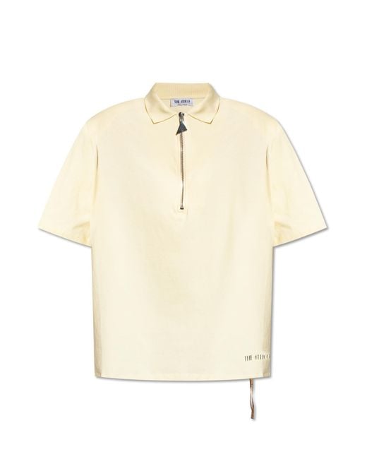 The Attico Natural Oversize Polo Shirt,