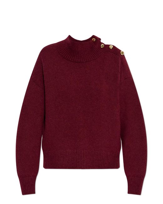 Kate Spade Blue Wool Turtleneck