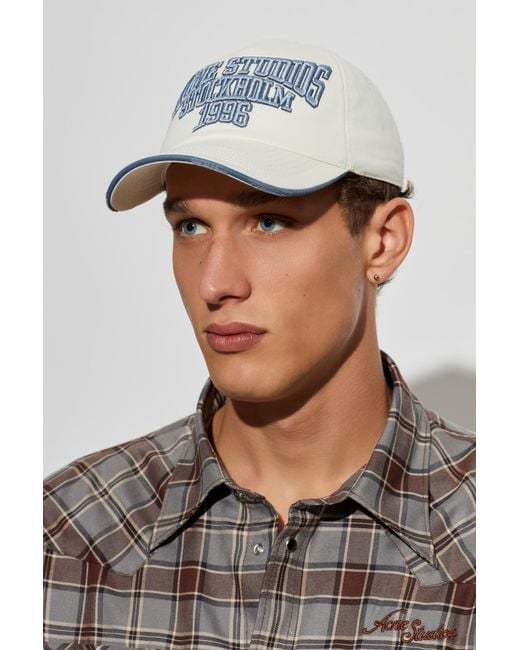 Acne Blue Baseball Cap
