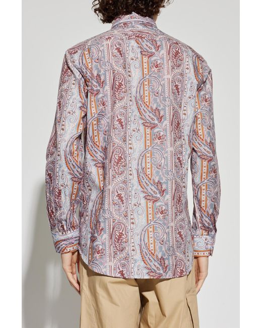 Etro Multicolor Patterned Shirt for men