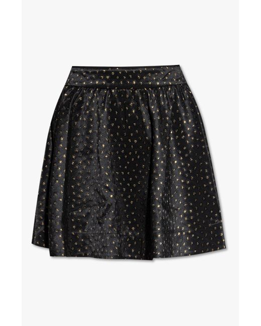 AllSaints Black 'aimsie' Mini Skirt