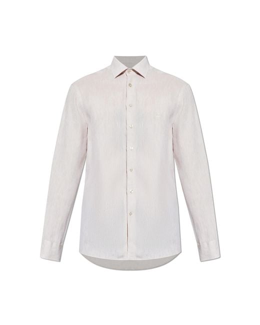 Etro White Linen Shirt for men