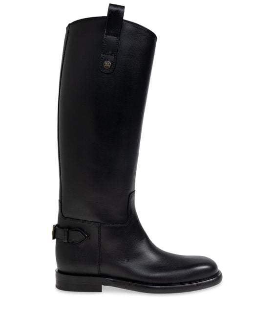 Burberry Black Cavalier Boots