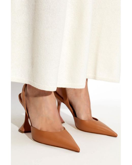 AMINA MUADDI Brown Heeled Shoes "Holli"