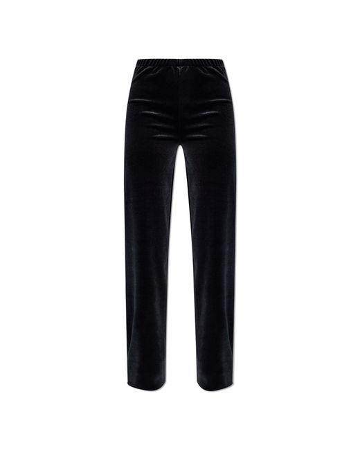 Vetements Black Velour Sweatpants