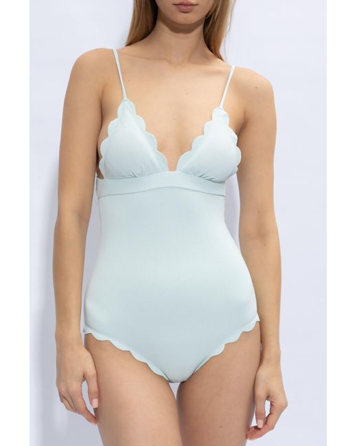 Marysia Swim Blue ‘Santa Clara’ One-Piece Swimsuit, , Light