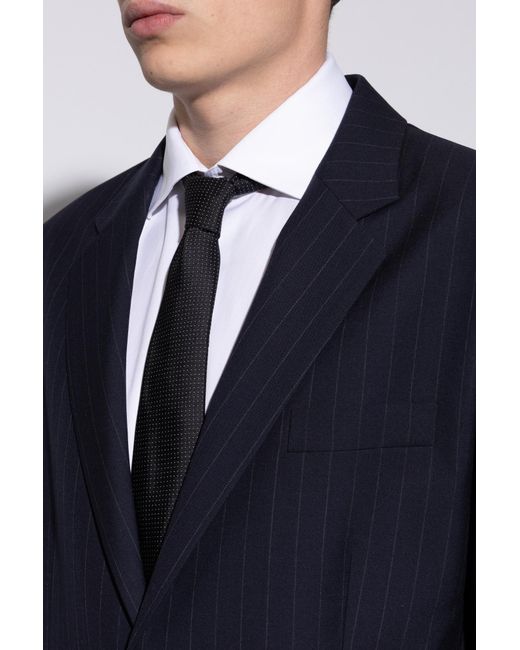 Giorgio Armani Black Silk Tie for men