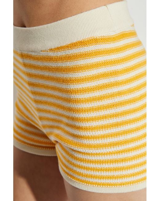 The Upside Yellow "Daisy" Shorts