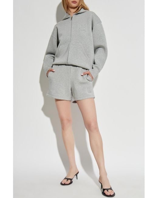 Anine Bing Gray Sweatshirt "Bond"