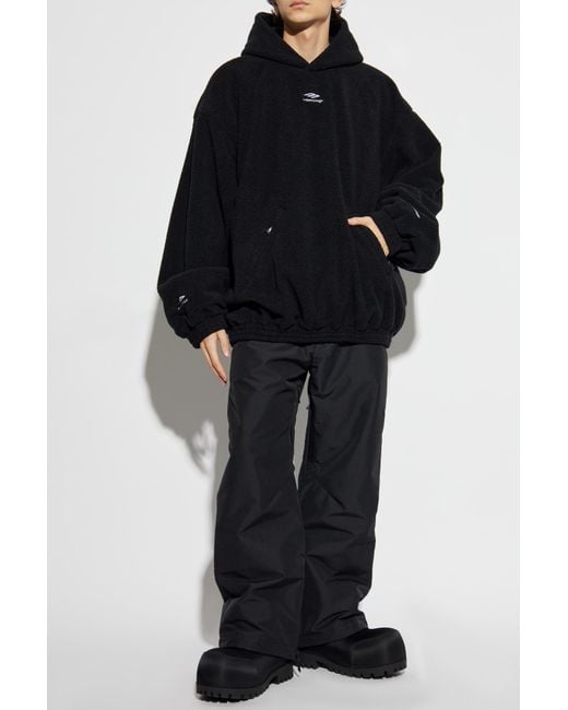Balenciaga Blue Fleece Sweatshirt From The Skiwear Collection for men
