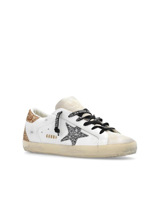 Golden Goose 'super Star Classic With Spur' Sneakers, in White | Lyst