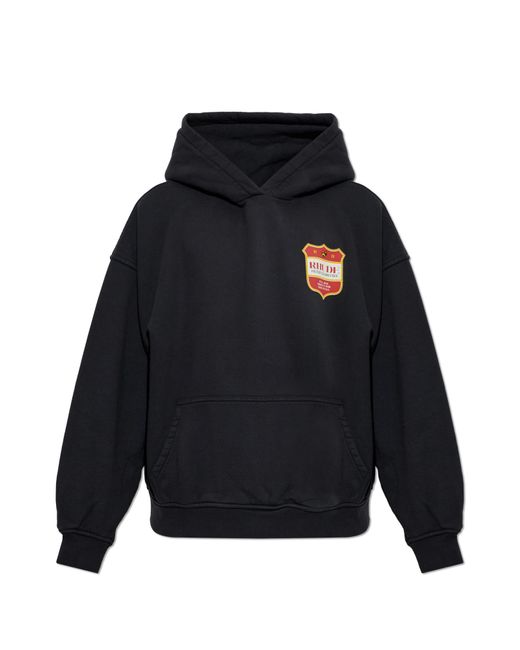 Rhude Blue Oversize Sweatshirt for men