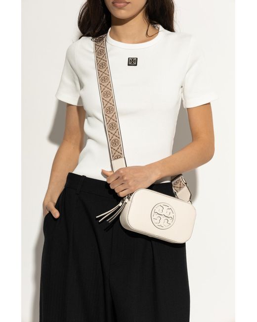 Tory Burch White Shoulder Bag "Miller Mini"