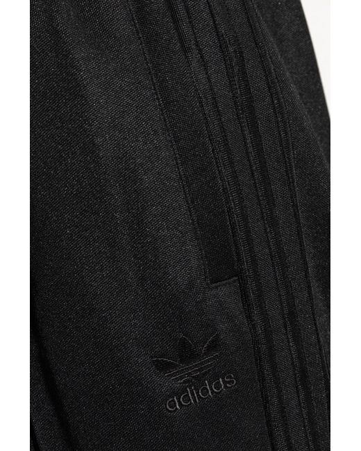 Adidas Originals Black Sweatpants With Straight-Leg Cut for men